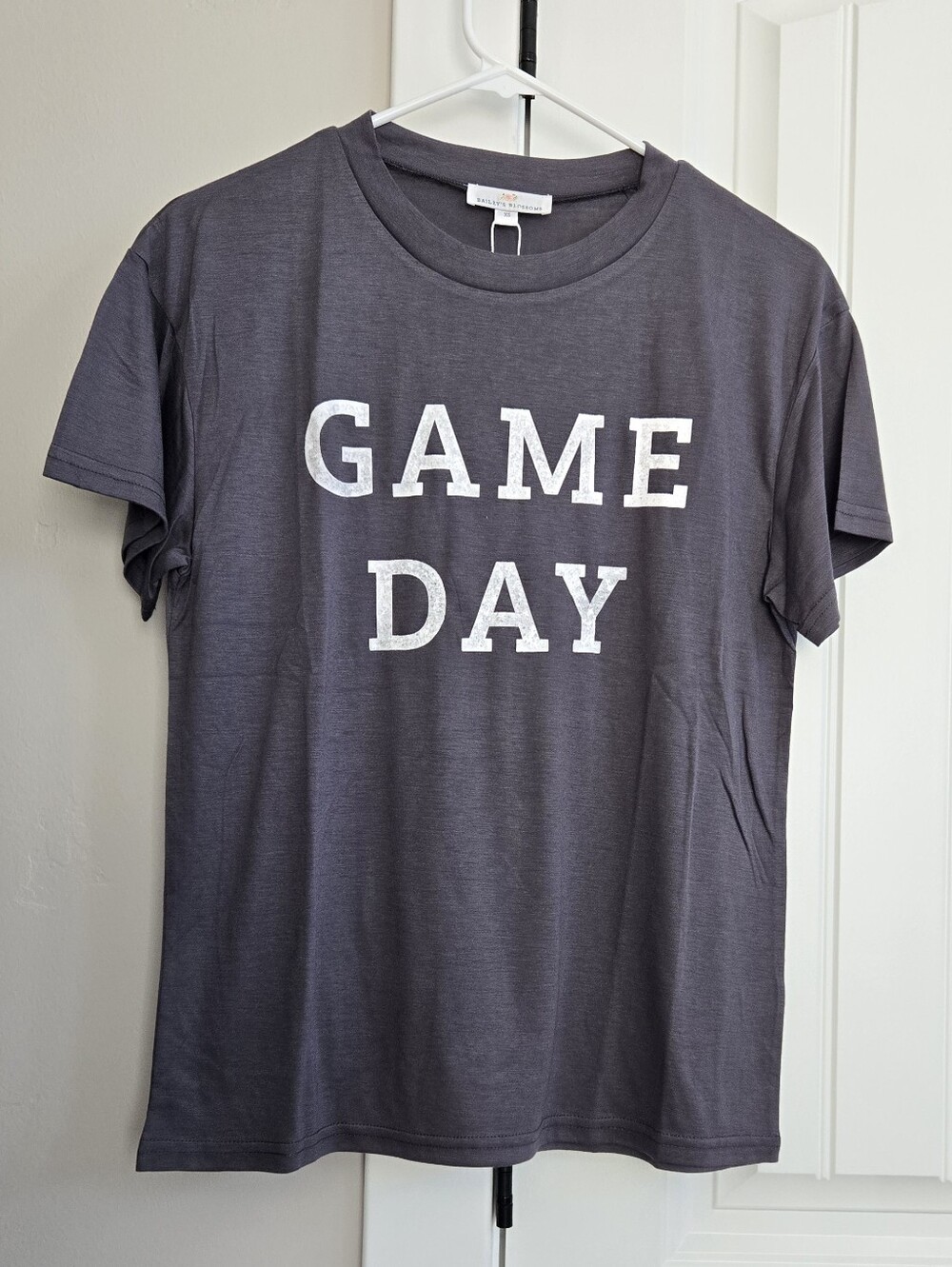 GAME DAY Short Sleeve Tee - Charcoal Gray